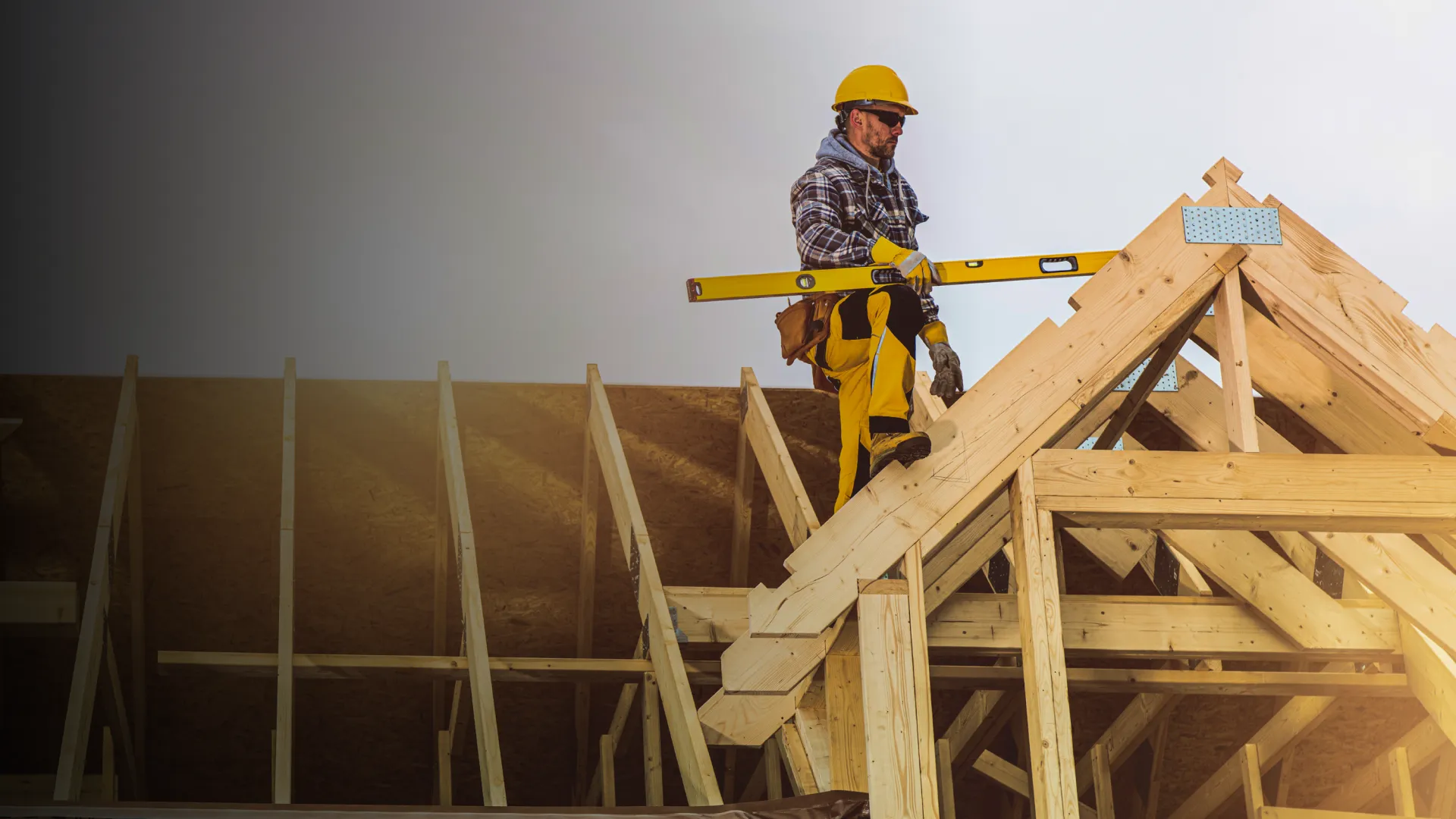 construction worker home building